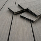 Deck WPC Dupla Face Frisado 7 Furos Externo </br> 2900 mm x 142 mm x 22 mm