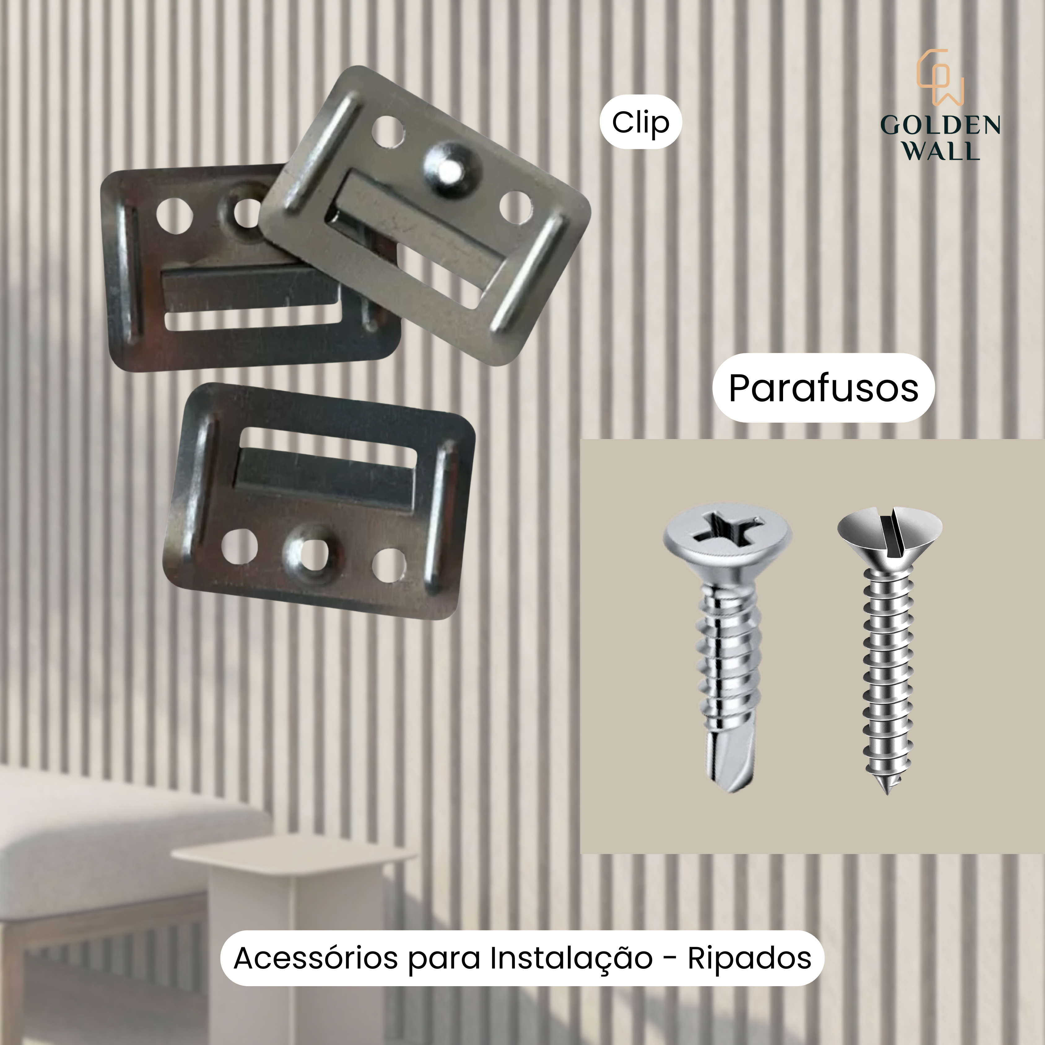 Ripado WPC 4 Ripas Interno </br> 2900mm x 160mm x24mm