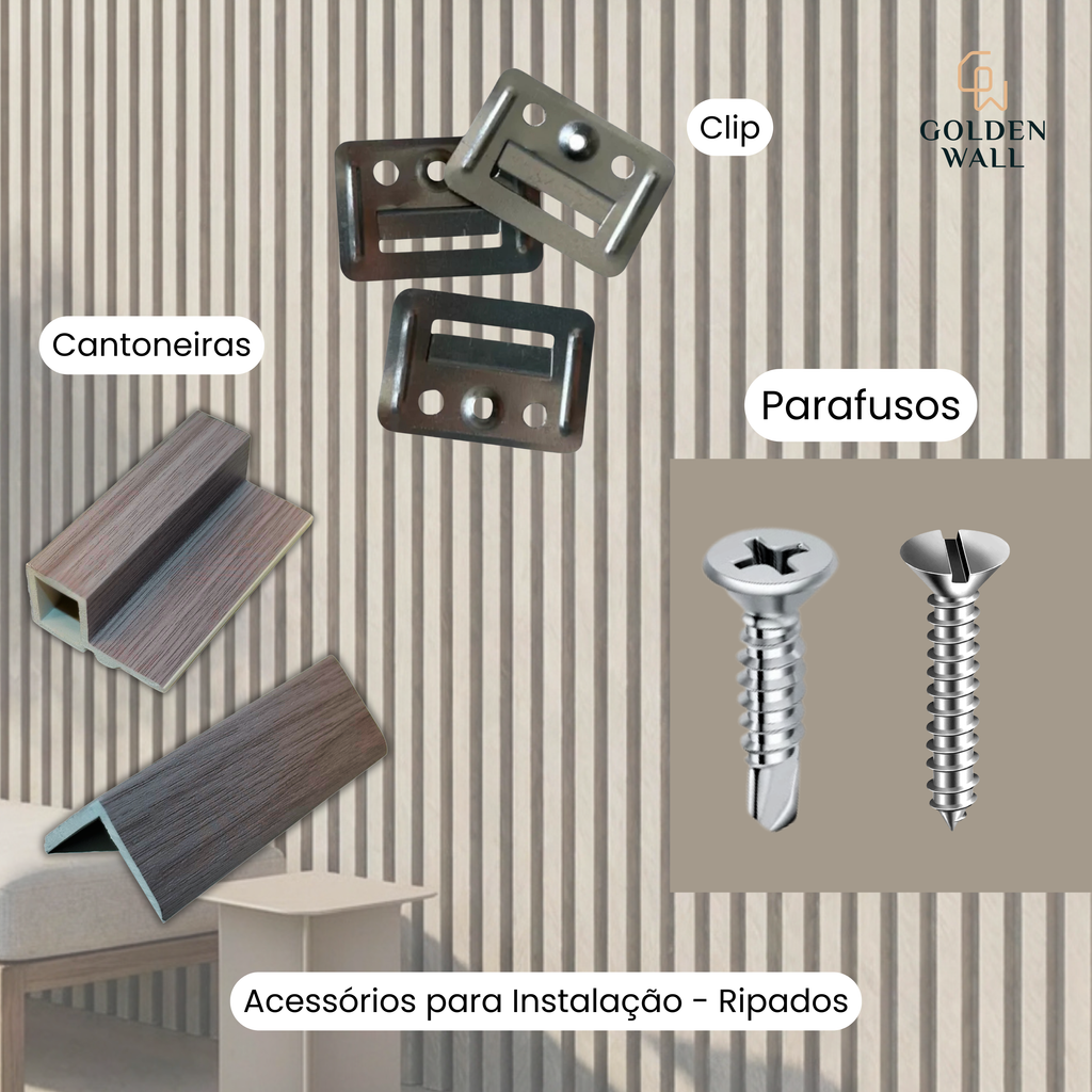 Ripado WPC 6 Ripas Interno </br> 2900mm x 170mm x18mm