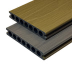 Deck WPC Dupla Face Frisado 7 Furos Externo </br> 2900 mm x 142 mm x 22 mm
