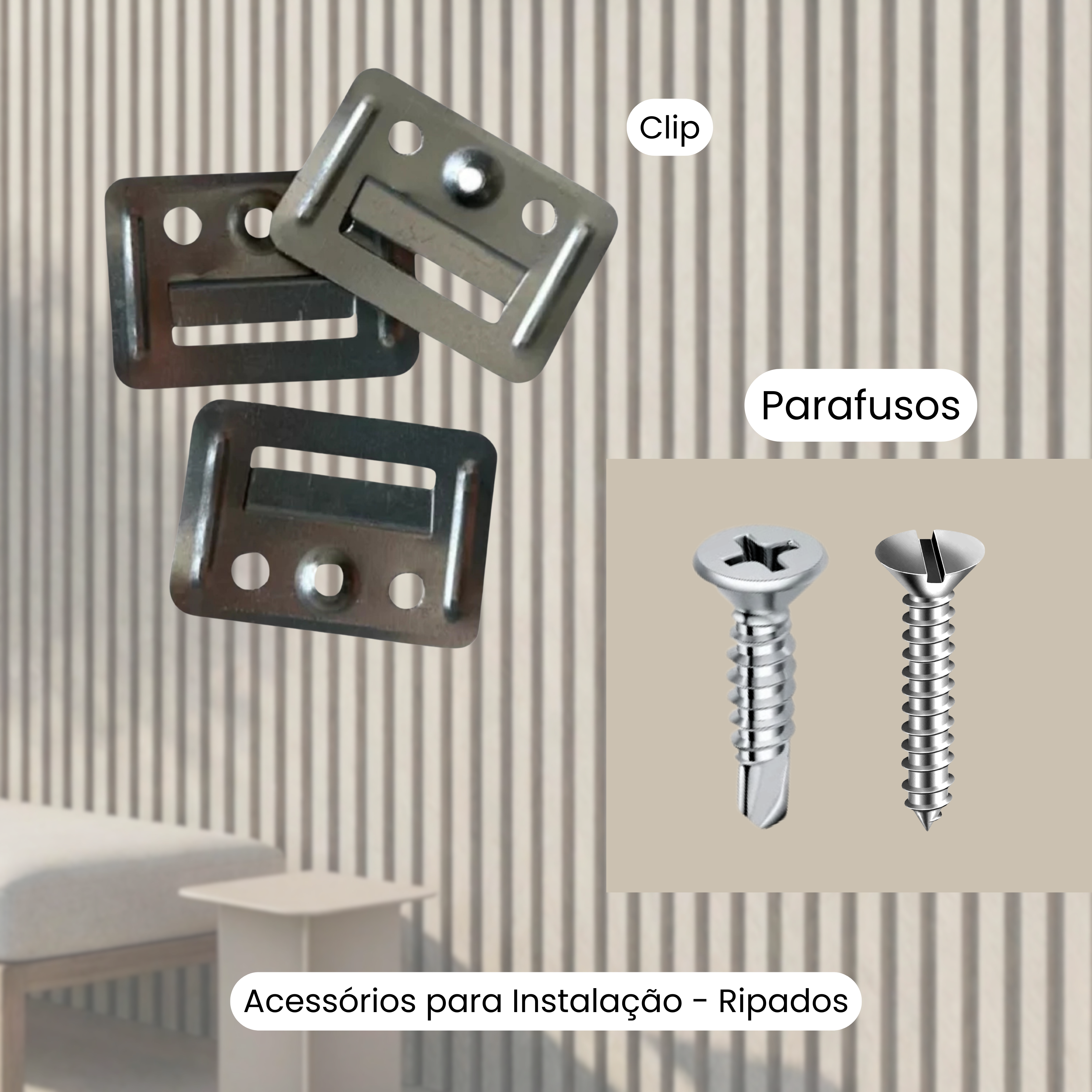 Ripado WPC 4 Ripas Externo </br> 2900mm x 170mm x 18mm