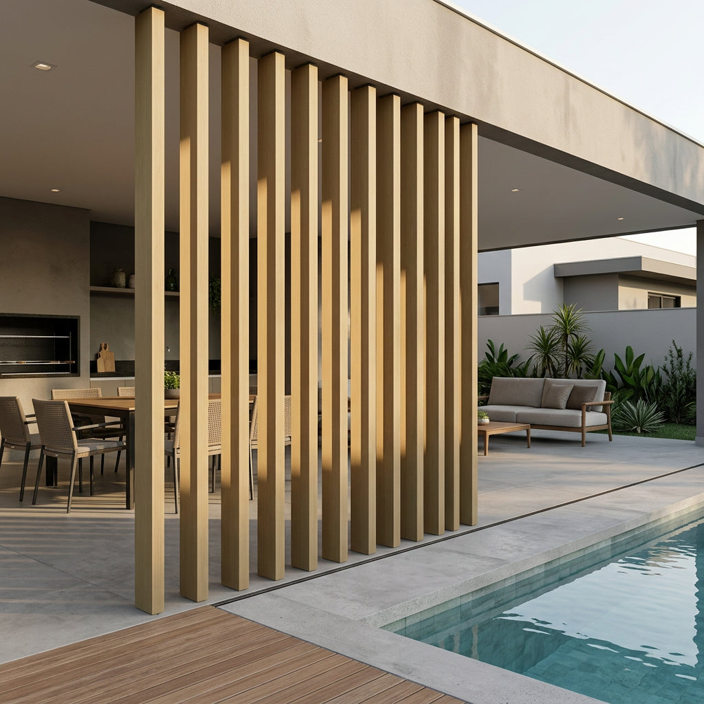 Brise WPC Externo </br> 2900mm x 50mm x 100mm