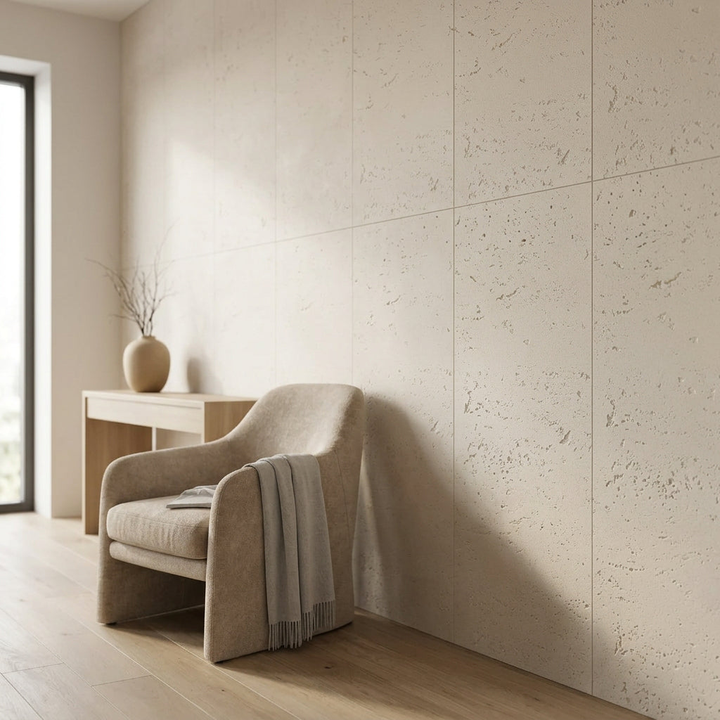 Soft Stone Travertino </br> 600 mm x 1200 mm x 3 mm