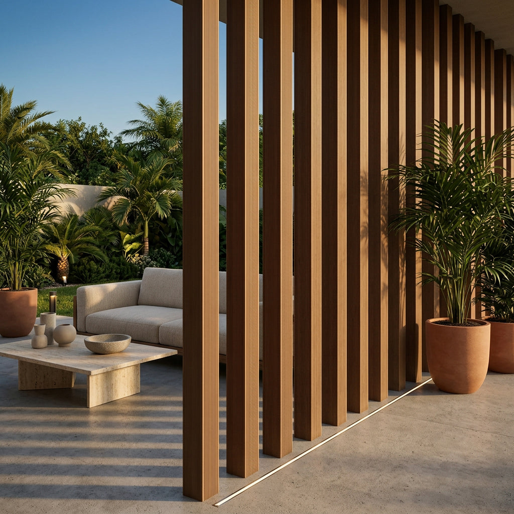 Brise WPC Externo </br> 2900mm x 50mm x 50mm