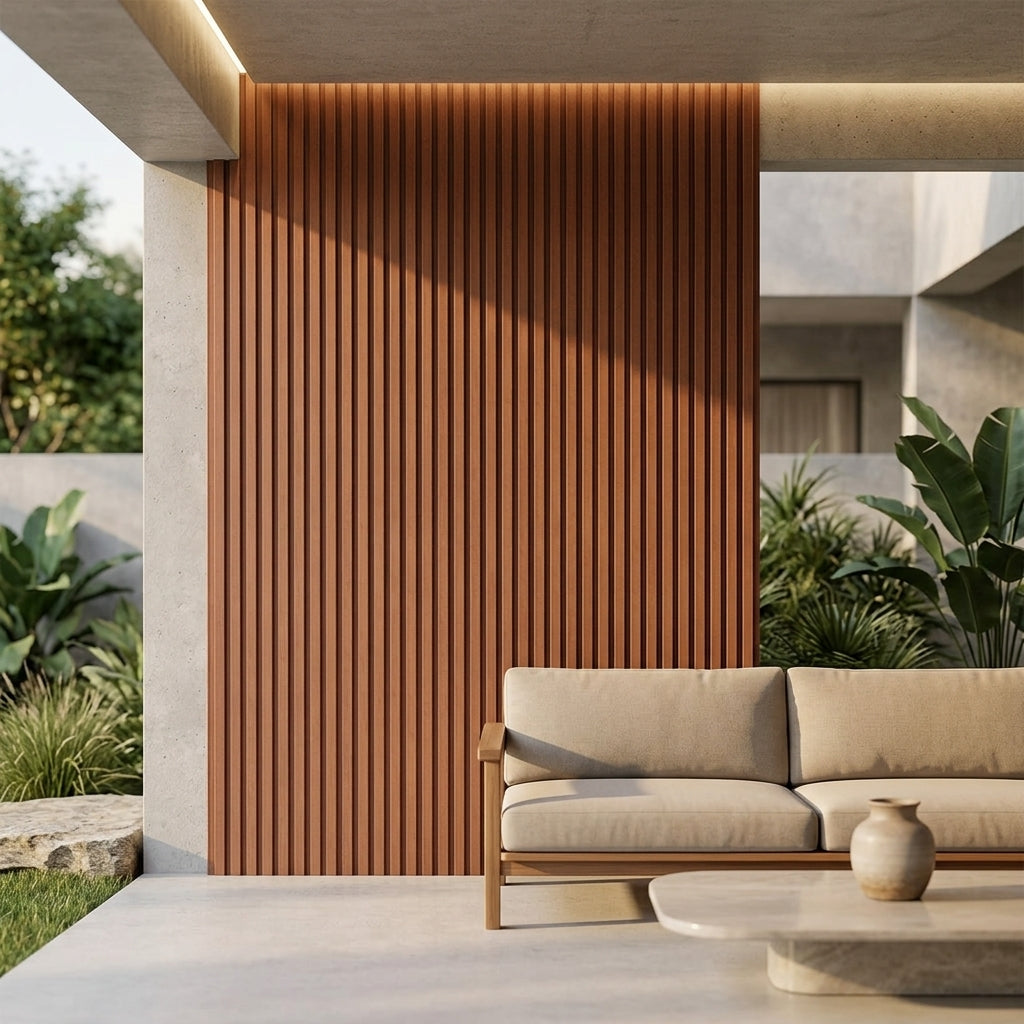 Ripado WPC 4 Ripas Externo </br> 2900mm x 170mm x 24mm