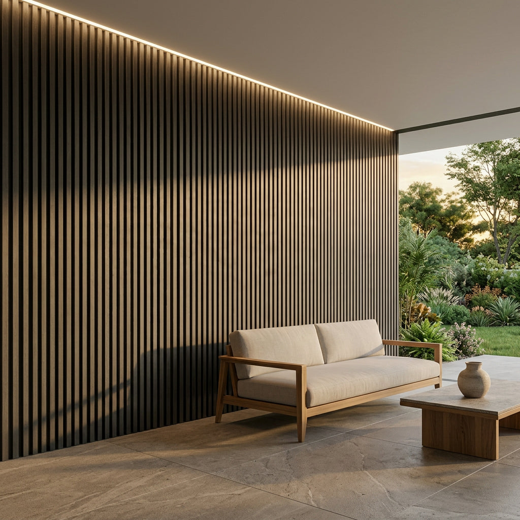 Ripado WPC 4 Ripas Externo </br> 2900mm x 170mm x 18mm