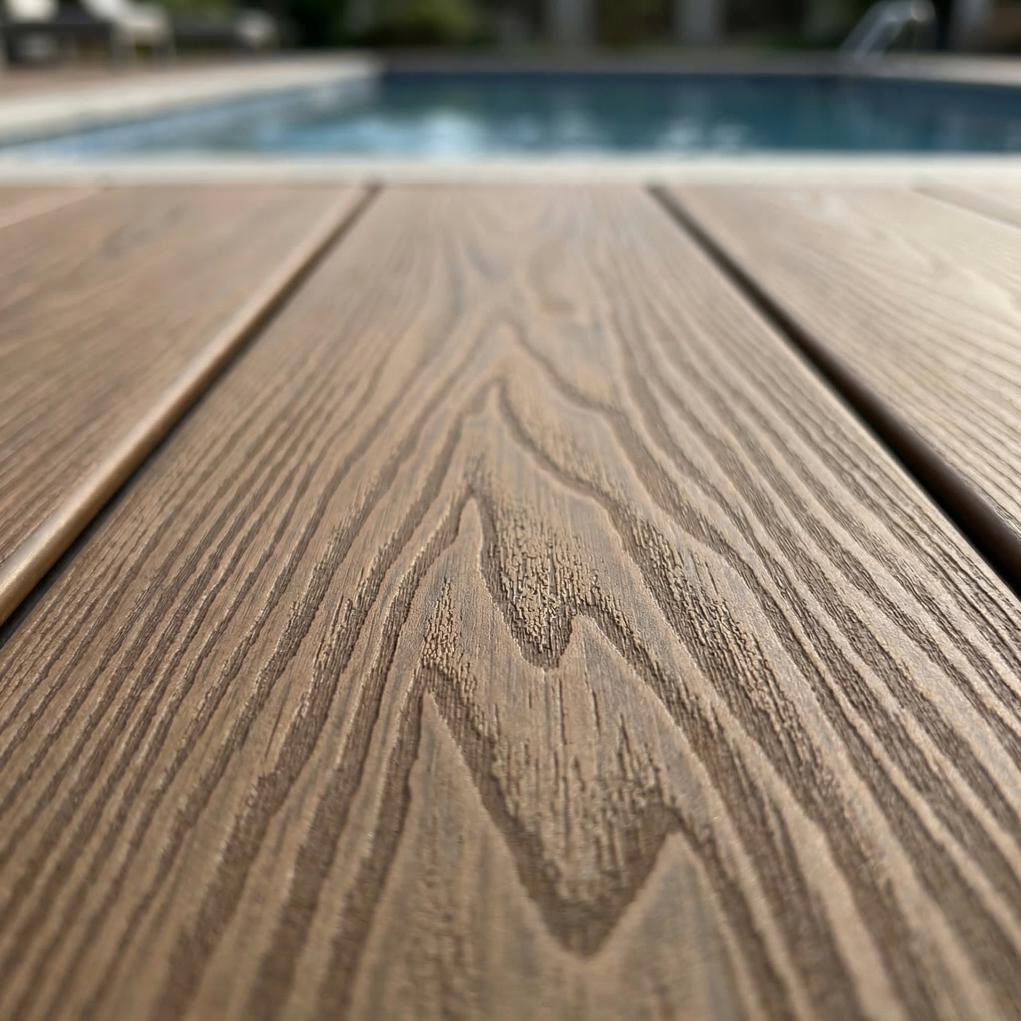 Deck WPC 7 Furos 2D </br> 2900 mm x 148 mm x 23 mm